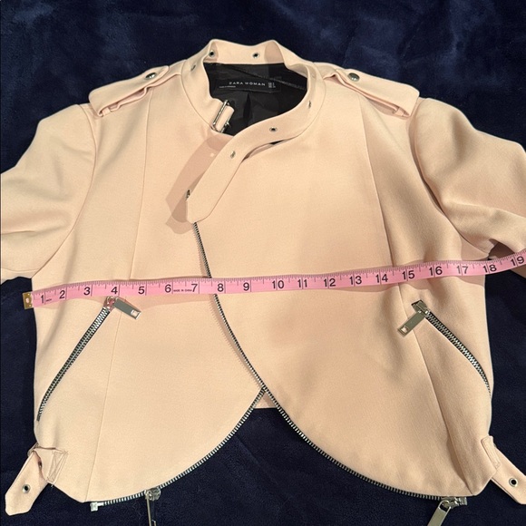 Zara Cropped Moto Jacket - Picture 8 of 8